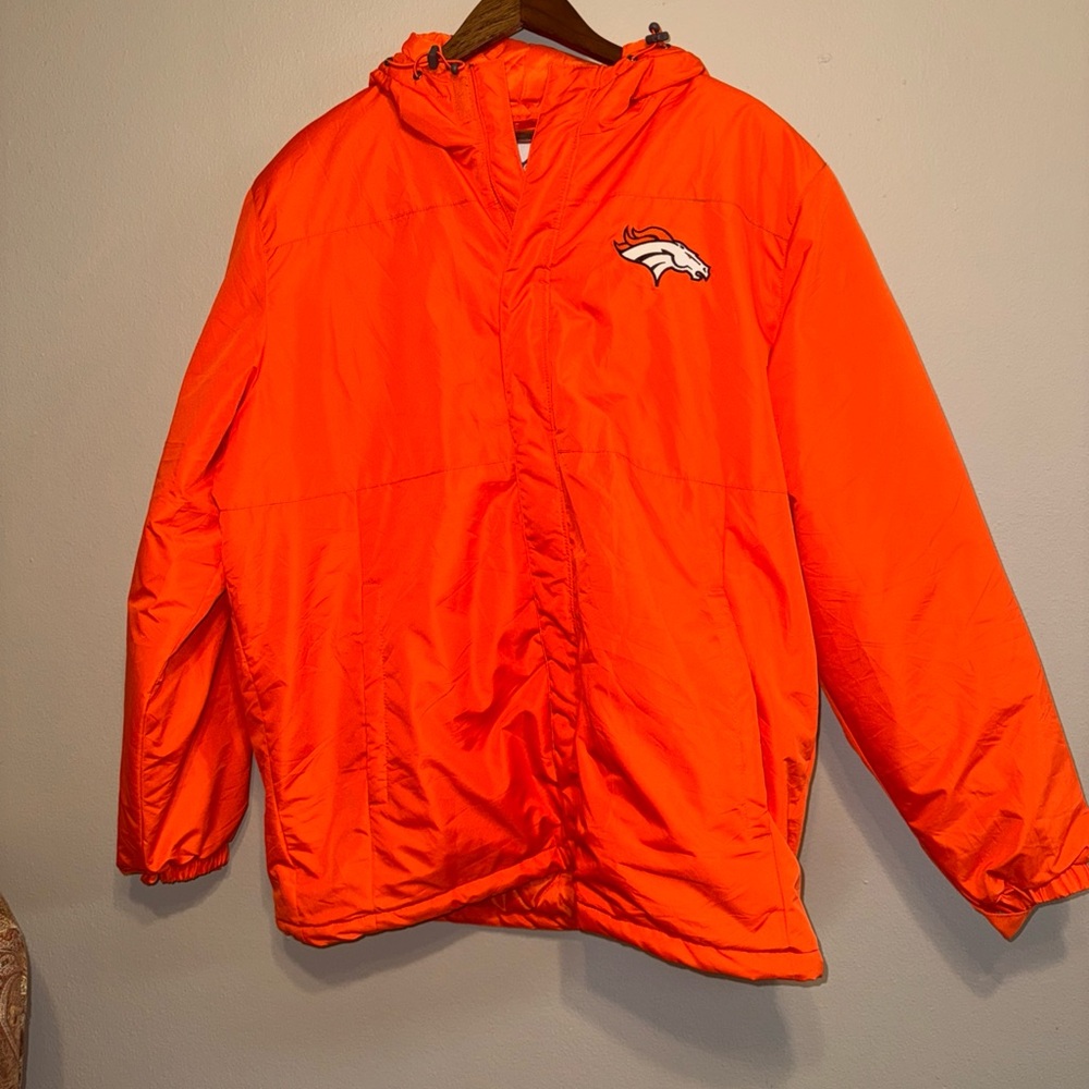 Denver Broncos Extra Large (XL) with hoodie!